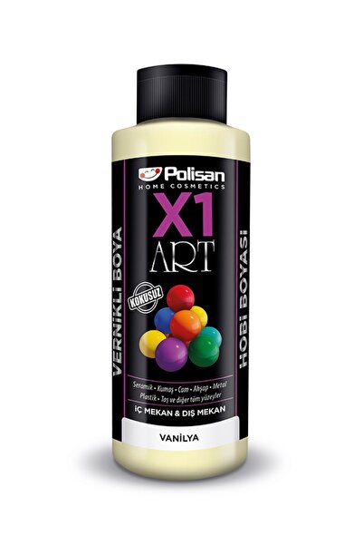Polisan X1 Art Vernikli Hobi Boyası Vanilya 120 ml