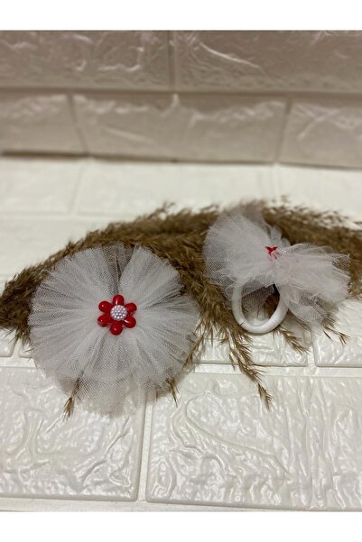 sema aksesuar 23 Απριλίου Ειδικό λουλούδι και μαργαριτάρι με λεπτομερή τούλι ...