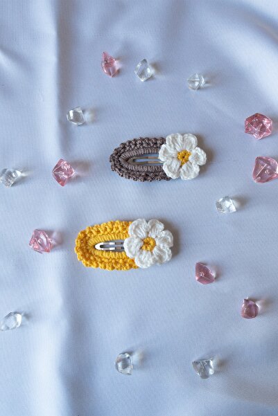 Luludy Kids Knitted Daisy 2-Piece Snap Girl's Buckle Set
