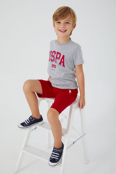 U.S. Polo Assn. Assn Original Written Grimelange Boy Bermuda Suit