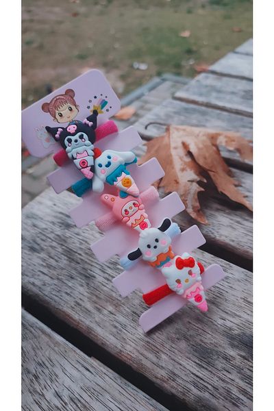 NO NAME Cartoon Character Towel Rubber Set