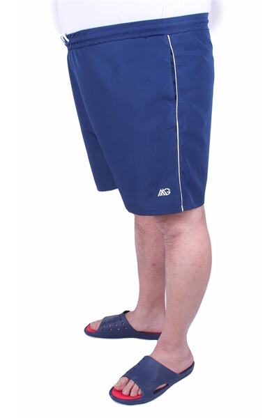 MocGrande Large Size Classic Swim Shorts 23677 Indigo