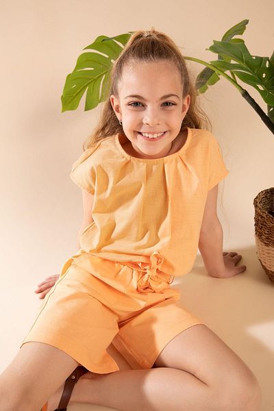 DeFacto Bluse - Orange - Regular Fit