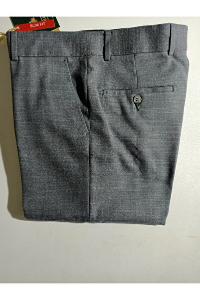 LAMPART Υφασμάτινο παντελόνι Canteks Dobby Slimfit