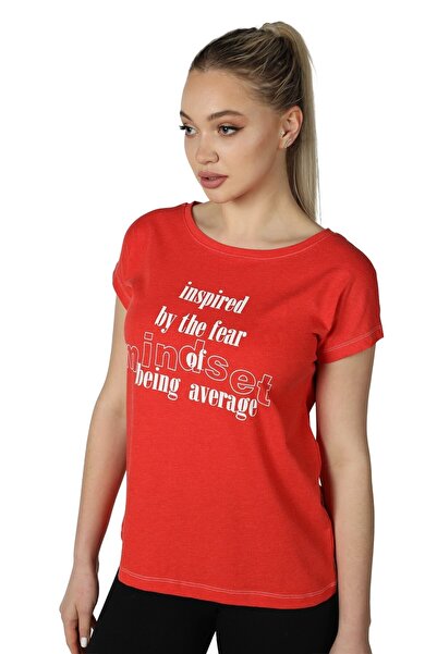 defys Tricou cu mânecă scurtă imprimat pentru femei, cu cusătură în spate, cu...