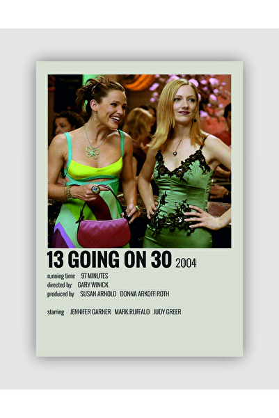 13 Going On 30 Film Info Card Wall Poster