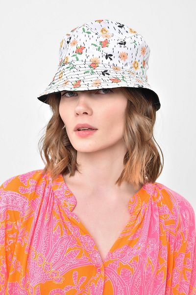 Saria Moda Women's Colorful Double Sided Bucket Hat
