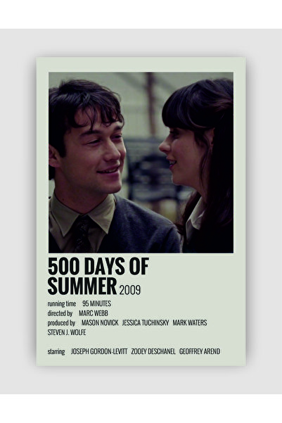 500 Days Of Summer Film Info Card Wall Poster