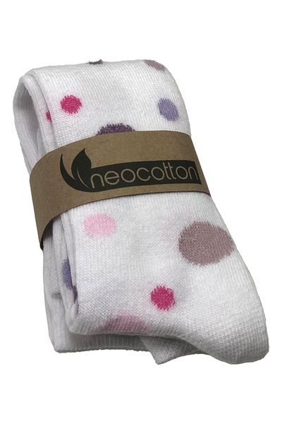 neocotton Бебешки/детски чорапогащник с шарка на точки, памучен, NC7002