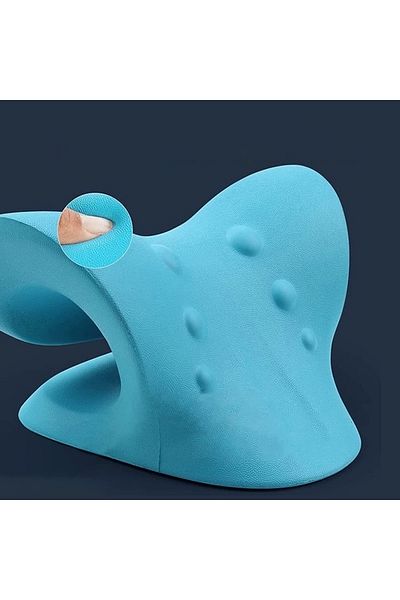 WHITEBLANCO Blueneck Neck Support Massage Pillow