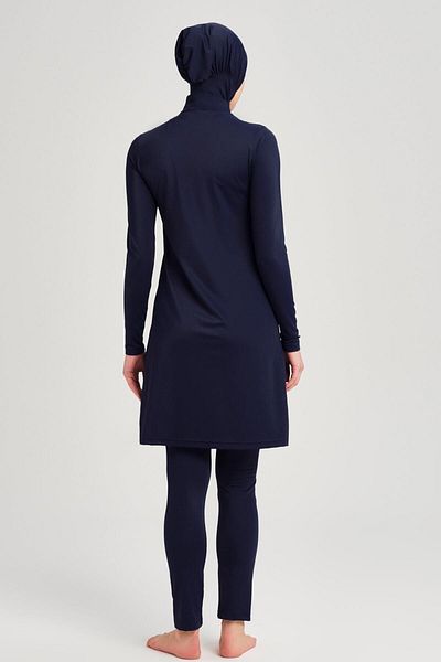 Haşema Σετ μαγιό με μπλε Navy Lycra 5 τεμαχίων