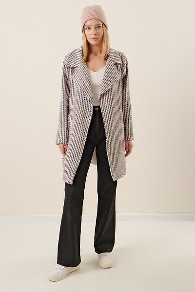 Pattaya Patterned Women's Coat - Button Closure, P22w191-5366