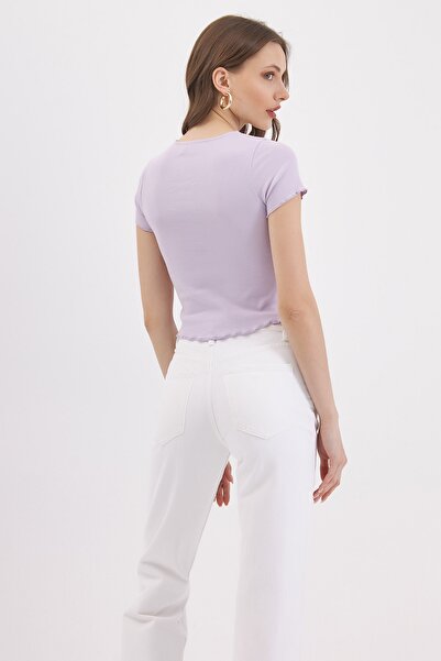 Pattaya Dámské košilkové triko s límečkem