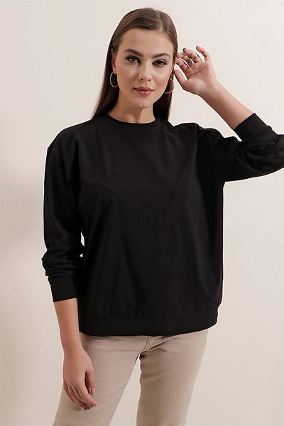 Pattaya Women's Crew Neck Basic Sweatshirt P22w201-3321