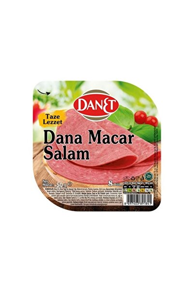 Danet Tadımlık Dilimli Macar Salam ( 6 X 50 gr ) = 300 gr