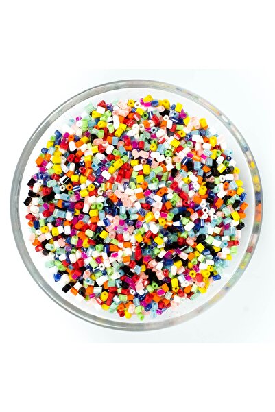 yfhobi 50 Gram- Cam Kesme Kum Boncuk, Takı Yapım Boncuğu, Cam Kesme Boncuk, K...