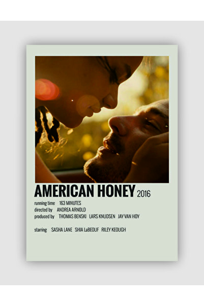 American Honey Film Info Card Wall Poster