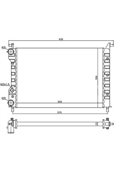 Fiat Palıo/sıena/strada 1.2/1.4/1.6 96-05 46417059 46548485 Mt 520*338*26