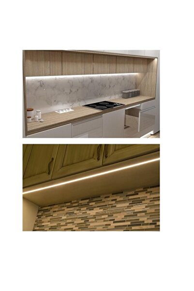 Sese Alüminyum Led Kanal Profili Ve Beyaz Kapak Süper Ince 3x1 Metre - 724-17