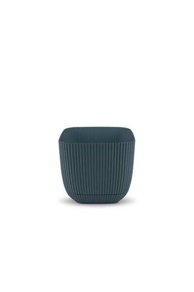Karasu plastık Mercan Kare Saksı No:2 0,67 Lt. (11 X 11 X 9,5 Cm)