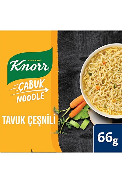 Knorr Çabuk Noodle Tavuk Çeşnili 66 Gr.