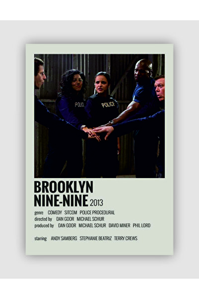 fırsatlar diyarı Brooklyn Nine-nine Film Info Card Bilgi Kartı Duvar Posteri