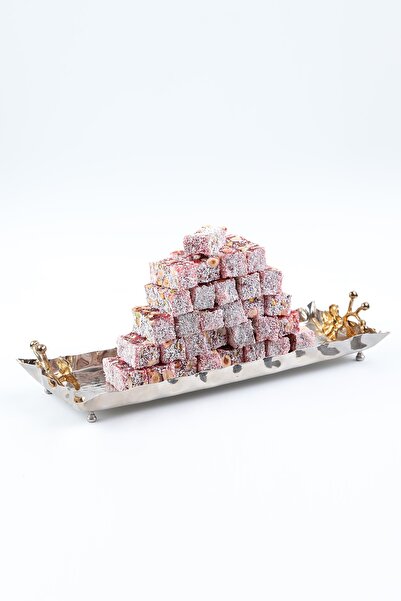 Narlı Fındık Ve Antep Fıstıklı Oscar Lokum - Kahve Yanı Atıştırmalık Lokum - 500 Gr