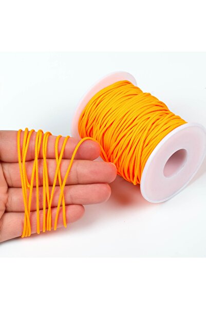 yfhobi 10 Metre - 1.5 Mm Paracord Ip, Bileklik Ipi, Takı Ipi, Örgü Ip, Turunc...