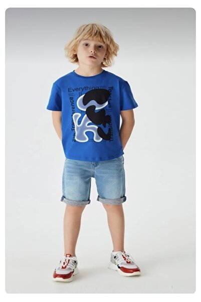 nk kids Мъжки къси панталони от мек деним Limi