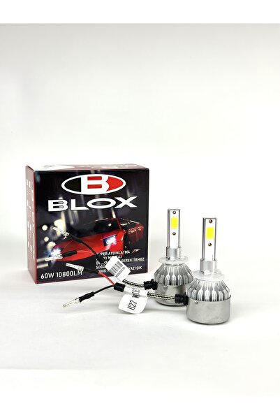 BLOX H27 Soğutmalı Led Xenon Led Zenon Şimşek Etkili Led Xenon Far Ampulü Beyaz