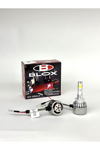 BLOX H27 Soğutmalı Led Xenon Led Zenon Şimşek Etkili Led Xenon Far Ampulü Beyaz