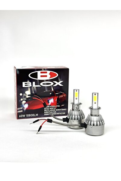 BLOX H3 Soğutmalı Led Xenon Led Zenon Şimşek Etkili Led Xenon Far Ampulü