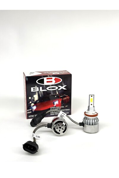 BLOX H11 Soğutmalı Led Xenon Led Zenon Kelvin Şimşek Etkili Led Xenon Far Ampulü Beyaz
