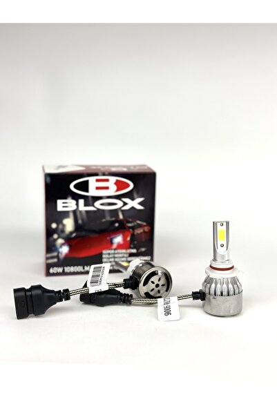 BLOX 9005 Soğutmalı Led Xenon Led Zenon Şimşek Etkili Led Xenon Far Ampulü Beyaz