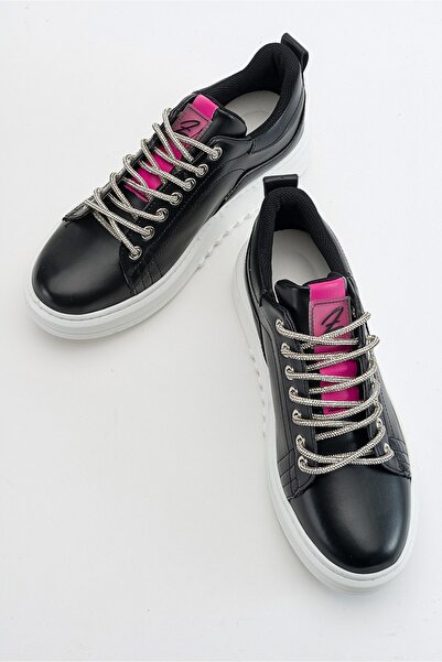 LuviShoes Rosso fekete női sportcipő