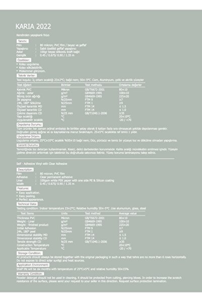 DEMEYA Cam Serisi Vitray Görünüm Için Kendinden Yapışkanlı Cam Kaplama Folyosu (5mx45cm)