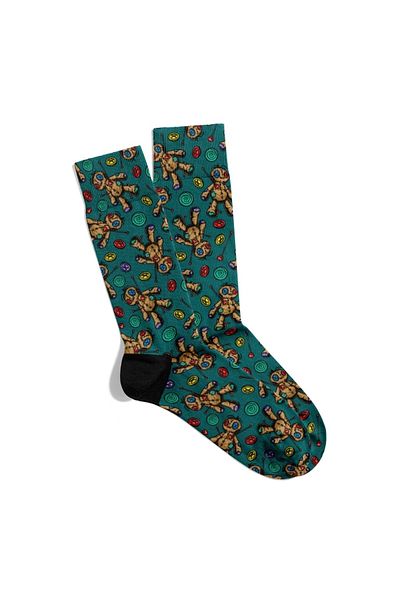 Eğlenceli Çoraplar Fun Socks Unisex Halloween Sklx Printed Socks Ecsoket519