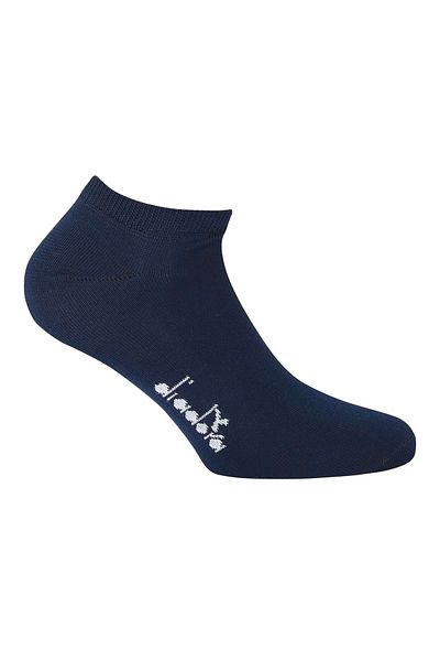 Diadora Unisex Sneaker Socken, 6er Pack - Sportsocken, Mercerisierte Baumwolle, Logo, einfarbig