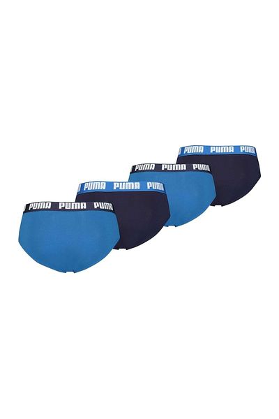 Puma Herren Slips - 4er Pack Basic Brief, Everyday, ECOM