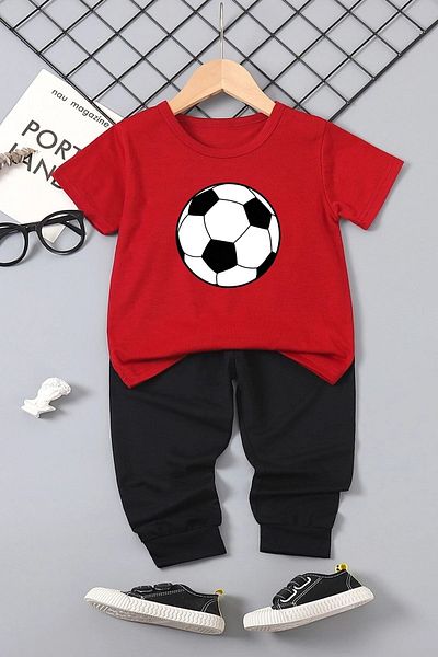 Trend Sizde Kids Unisex Ball Bottom - Top Tracksuit Set