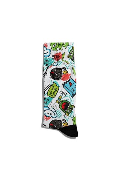 Eğlenceli Çoraplar Fun Socks Unisex Some Fun Cool Popart Printed Socks Ecsoket296