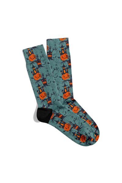 Eğlenceli Çoraplar Забавни чорапи Unisex Halloween Party X3 Чорапи с принт Ec...