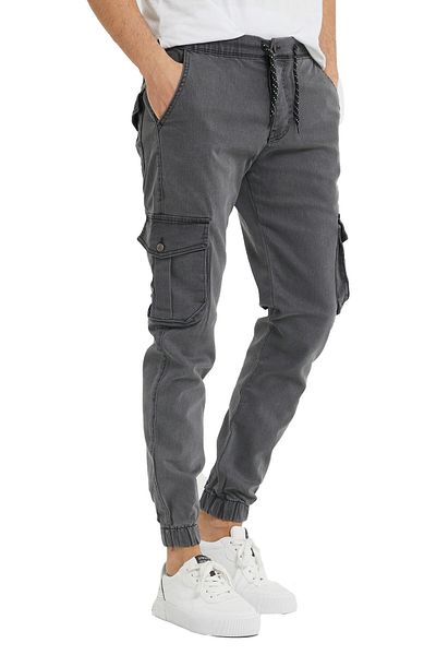 DOAYS Dawrazz Men's Cargo Pants with Elastic Jeans Leg -386