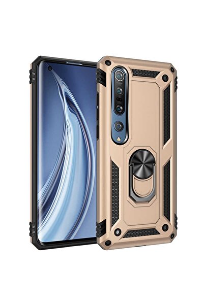 Rivor Xiaomi Mi Note 10 Lite Uyumlu Kılıf Military Armour Yüzüklü Standlı Kor...