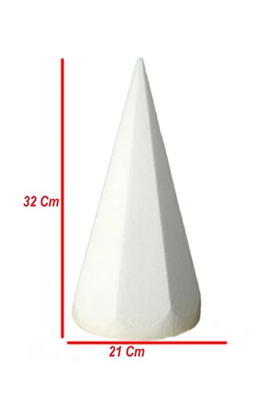 Genel Markalar Strafor Büyük Boy Beze Kulesi 32 Cm