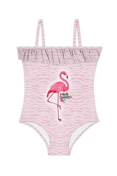 SLIPSTOP Girl's Romantic Swimsuit Swimsuit