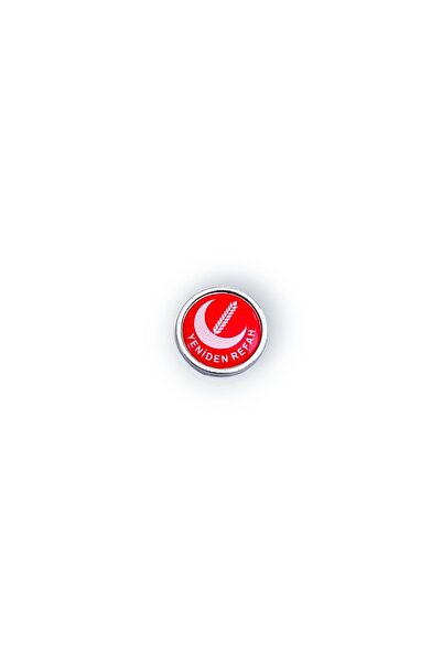 Welfare Party Again Enameled Drop Badge