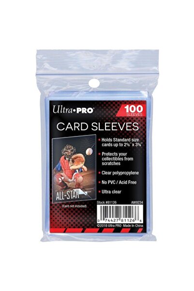 Ultra Pro Kart Koruyucu 100 Adet Pokemon Kart Uyumlu