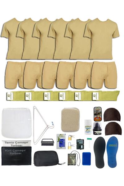 askerpaketi حزمة مكونة من 6 جندي أساسي - مجموعة جندي - حزمة مواد عسكرية - حزم...