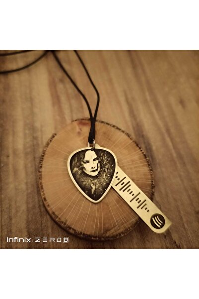 luffy design Şebnem Ferah Pena Spotify Metal Kolye Set Sanatçı Kolye Rock Gitar